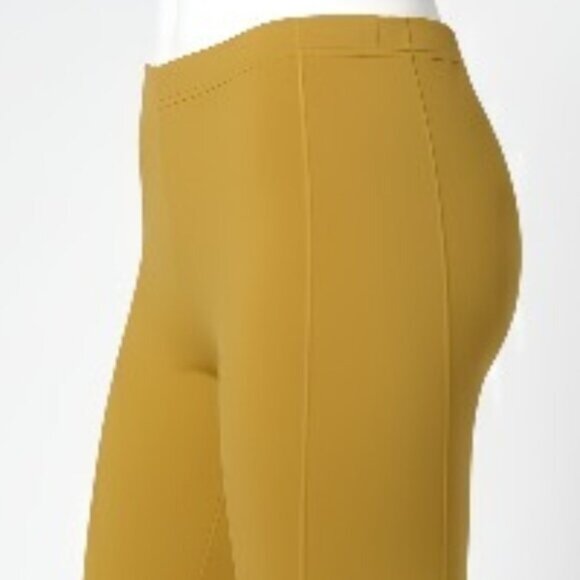 LOGO by Lori Goldstein Logo Layers By Lori Goldstein Leggings w/ Lace Panel L - Picture 5 of 13